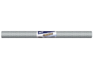 Krepový papír role 50x200cm stříbrný - 