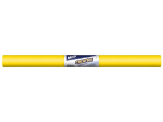 Krepový papír role 50x200cm žlutý - 