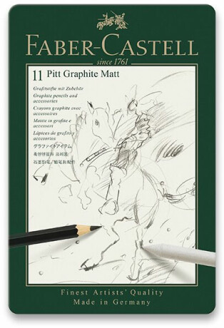 Kreslířská sada Faber-Castell Graphite Matt 11ks - 