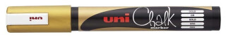 Křídový popisovač Uni 1,8-2,5mm – zlatý - neuveden