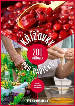 Křížovky pro babičku - velká písmena - kol.