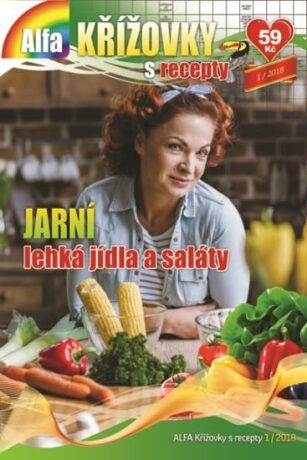 Křížovky s recepty 1/2018 - Jarní lehká jídla a saláty - neuveden