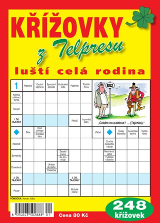 Křížovky z Telpresu luští celá rodina - 248 křížovek 1/2026 - 