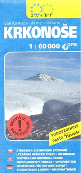 Krkonoše - lyžařská mapa 1:60 000 - 