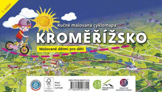 Kroměřížsko dětem - Ručně malovaná cyklomapa - neuveden