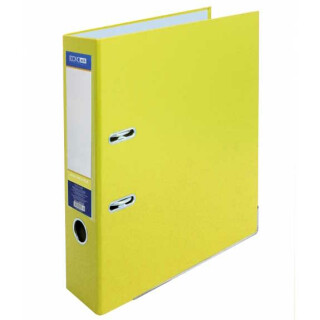 Kroužkový pořadač/šanon pro A4, žlutý 70mm - 