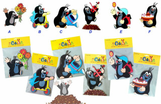 Krtek - dekorace/6 motivů - neuveden