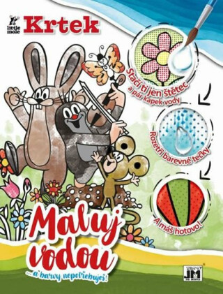 Krtek - Vodová omalovánka A4 - kolektiv autorů