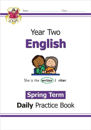 KS1 English Year 2 Daily Practice Book: Spring Term - CGP Books