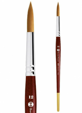 Kulatý syntetický štětec serie 13/C – velikost 3/0 - 