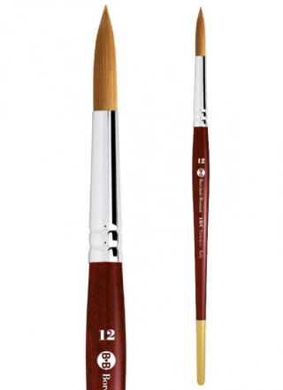 Kulatý syntetický štětec serie 13/C – velikost 3/0 - 