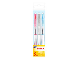 Kuličkové pero Break 3 ks v sáčku - 