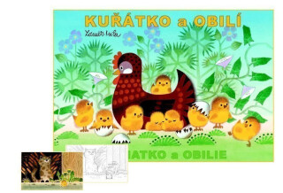 Kuřátko a obilí - Omalovánky A5 - Zdeněk Miler