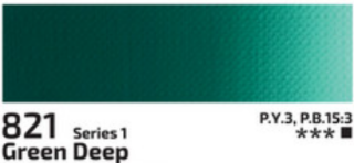 Kvašová barva Rosa 20ml – 821 Green Deep - 