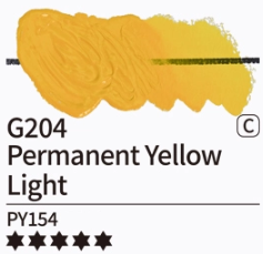 Kvašové barvy Mijello – 204 Permanent Yellow Light - 