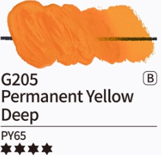 Kvašové barvy Mijello – 205 Permanent Yellow Deep - 