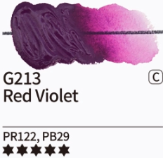 Kvašové barvy Mijello – 213 Red Violet - 