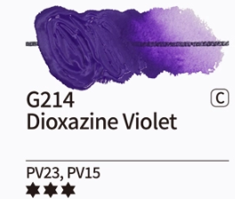 Kvašové barvy Mijello – 214 Dioxazine Violet - 