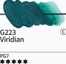 Kvašové barvy Mijello – 223 Viridian - 