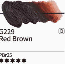 Kvašové barvy Mijello – 229 Red Brown - 