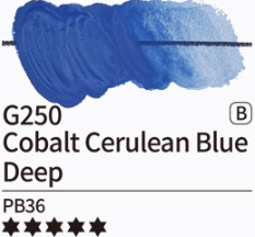 Kvašové barvy Mijello – 250 Cobalt Cerulean Blue Deep - 