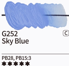 Kvašové barvy Mijello – 252 Sky Blue - 