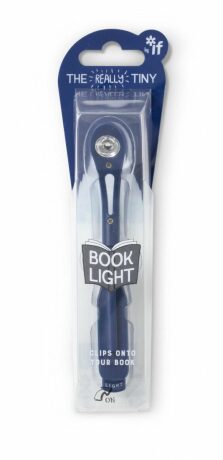 Lampička do knížky s LED úzká - tmavě modrá - neuveden