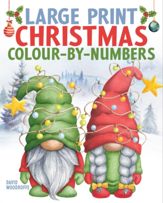Large Print Christmas Colour-by-Numbers - Woodroffe David