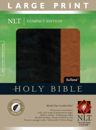 Large Print Compact Bible-NLT - Tyndale