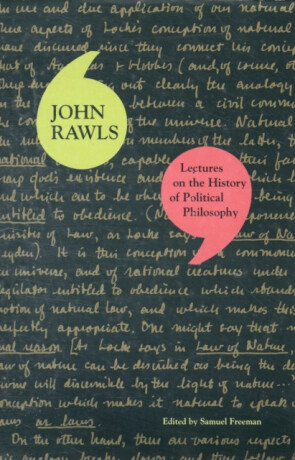 Lectures on the History of Political Philosophy - John Rawls