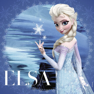 Puzzle Ledové království: Elsa, Anna & Olaf/3x49 dílků - neuveden