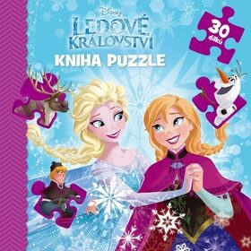 Ledové království - Kniha puzzle 30 dílků - autora nemá