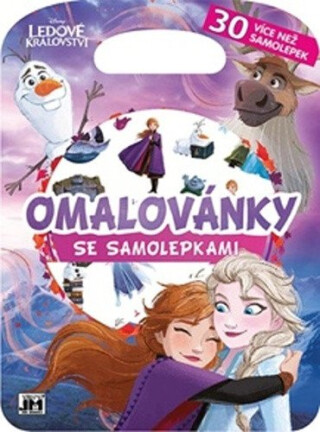 Omalovánky se samolepkami - Ledové království - neuveden