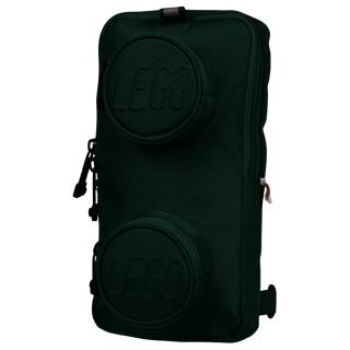 LEGO Signature Brick 1x2 Sling Bag - tmavě zelený - 