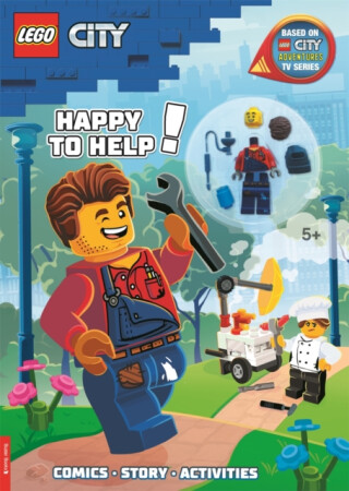 LEGOÂ® City: Happy to Help! Activity Book (with Harl Hubbs minifigure) - Buster Books,LEGOÂ®