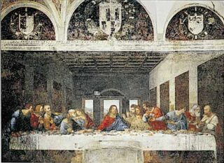 Leonardo da Vinci: Poslední večeře Páně - Puzzle/1000 dílků - neuveden