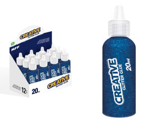 Lepidlo glitrové 20ml modré - 