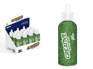 Lepidlo glitrové 20ml zelené - 