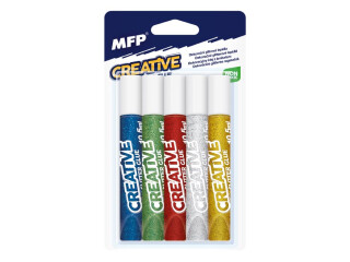 Lepidlo glitrové 5x10,5ml - 