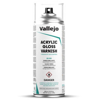 Lesklý lak ve spreji Vallejo 400ml - 