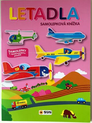 Letadla samolepková knížka - kolektiv autorů