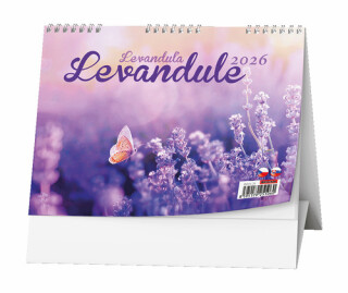 Levandule 2026 - stolní kalendář - 