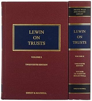 Lewin on Trusts - James Brightwell,Nicholas Le Poidevin, QC,Lynton Tucker