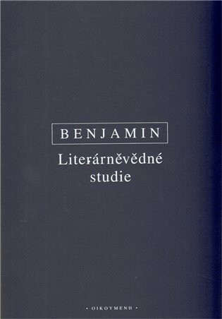 Literárněvědné studie - Walter Benjamin