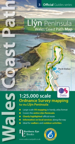 Llyn Peninsula Coast Path Map (WCP) - 