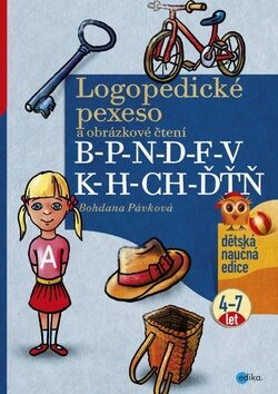 Logopedické pexeso a obrázkové čtení B-P-N-D-F-V-K-H-CH-ĎŤŇ - Bohdana Pávková