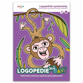 Logopedie mě baví - 1. díl - logopedické vymalovánky - motorická cvičení - kolektiv autorů,Škodová Lucie