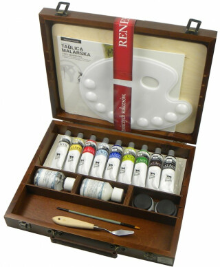 Luxusní sada akrylových barev 60ml v kufříku - 