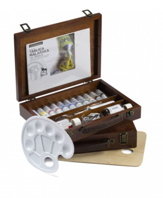 Luxusní sada kvašových barev Renesans v kufříku 20ml - 