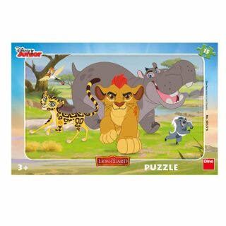 Lví hlídka - puzzle 15 dílků - Walt Disney